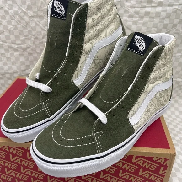 Vans Men’s Sk8-Hi
Desert Skulis Grape Leaf/ VN0A32QGRQV Sneakers - Picture 5 of 16